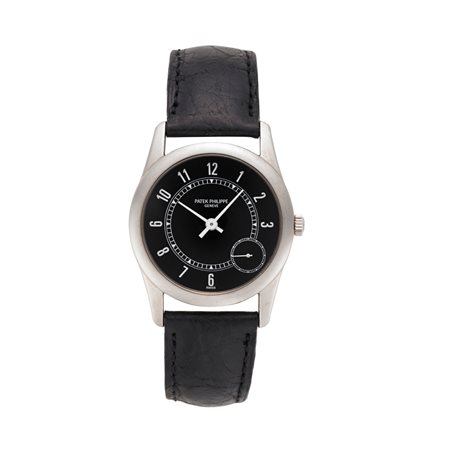 PATEK PHILIPPE Orologio da polso da uomo in oro bianco 18K Anni 1990 ca....