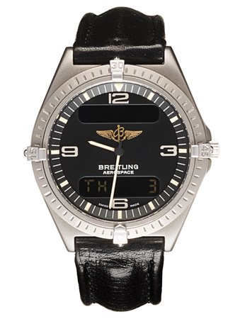 BREITLING AEROSPACE Orologio da polso da uomo in titanio Anni 1990 ca....