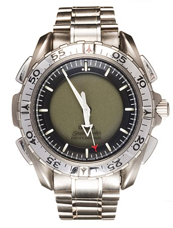 OMEGA Orologio da polso da uomo in titanio Anni 1990 ca. Quadrante, movimento...