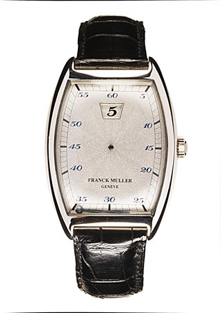 FRANCK MULLER Jump Hour Orologio da polso da uomo in oro bianco 18K Anni 1990...