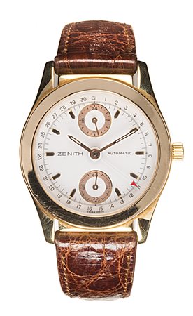 ZENITH Orologio da polso da uomo in oro 18K Quadrante, movimento e cassa...