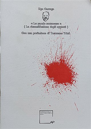 CARREGA UGO Genova 1935 - Milano 2014 "Catalogo"