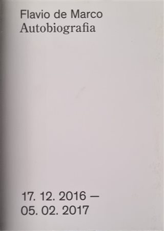 DE MARCO FLAVIO Lecce 1975 "Catalogo"