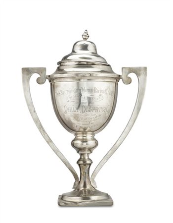 Coppa in argento biansata "The Southport Motor Racing Club Ltd. 100 Mile Car Ra