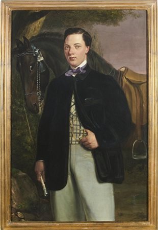 Gaetano Domenichini * "Il Conte Giovanni Gulinelli di anni 19 in abiti da cavall