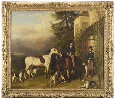 James Pardon * "Before the game" 1846
olio su tela (cm 90x110)
firmato e datato