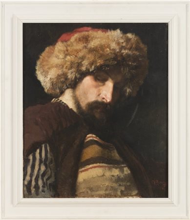 Il'ja Efimovic Repin (Attribuito)

* "Contadino russo" 
olio su tela (cm 55x48)