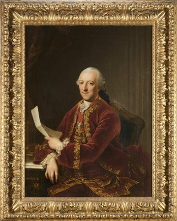 Maestro del centro Italia del secolo XVIII

"Ritratto di gentiluomo con lettera