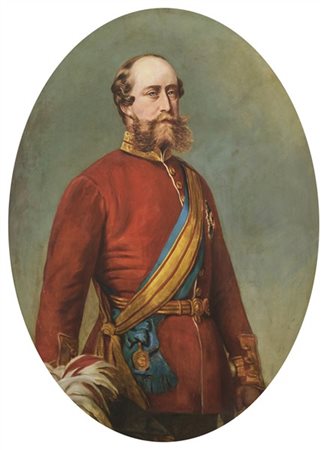 * Scuola del secolo XIX da Franz Xaver Winterhalter

"Ritratto del principe Cri