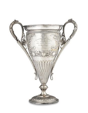 * Trofeo in argento "Ballingange Steeple-Chases 1890-91. The Suburban Cup prese