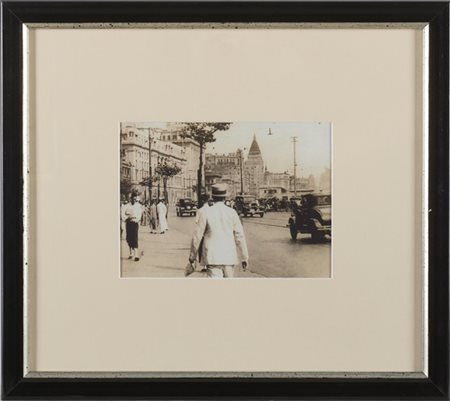 Nove fotografie con scene di vita in Cina di anni differenti del secolo XX (cm