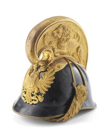 Raro elmo da ufficiale dei Dragoni Imperiali e Reali Austro-Ungarici, modello M