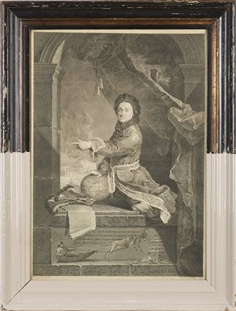 L. Daulle da un disegno di Tournier, "Ritratto Pierre-Louis Moreau de Maupertui