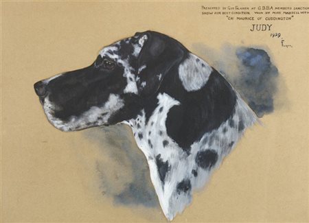 Guy Falkner "Judy" 1929

tecnica mista su cartoncino (cm 40x50)

firmato, titola