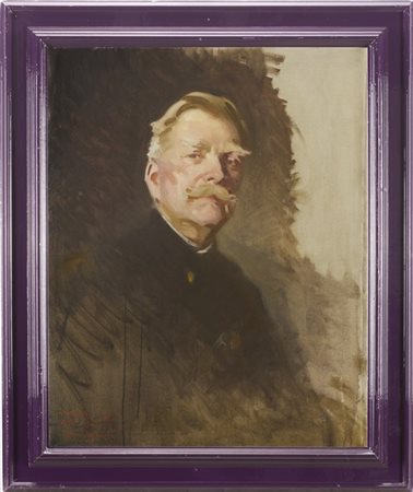 John Christen Johansen ** "Maresciallo Joffre" Parigi, 1919
olio su tela (cm 76x