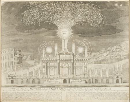 Anonimo del secolo XVIII, "A View of the Magnificent Structure erected for the