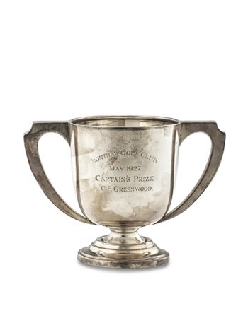 Trofeo in argento "Northway Golf Club May 1927 Captains Prize C.F. Greenwood" c