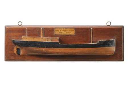 Diorama in legno "Carmel & Charles Achaque Angele Achaque. Scale: 1/4 inch=one