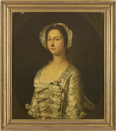 Ignoto di inizio secolo XIX

"Ritratto di Gentildonna con cuffia" 
olio su tela