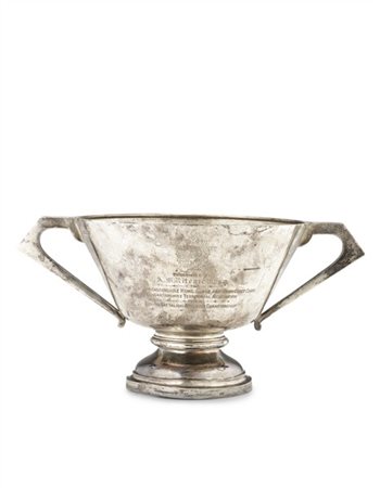 Trofeo in argento biansato "For Annual Battalion Athletic Championship", al ret