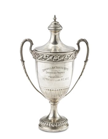 Trofeo in argento "Cornwall Air Training Corps, Swimming Trophy presented by Fl