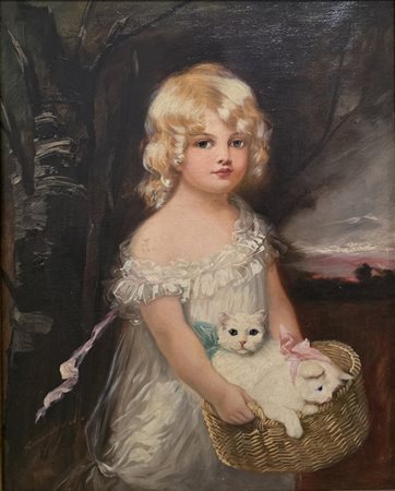 Bambina con gatto