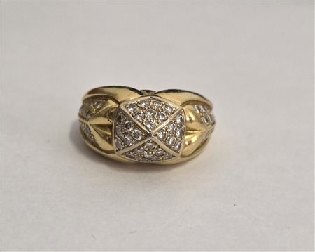 Anello in oro stile Deco'