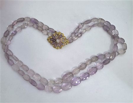 Elegante colliere in ametiste 