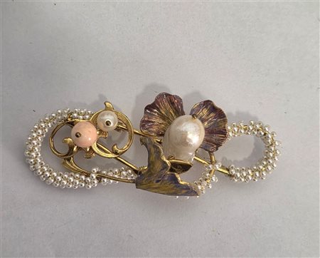 Elegante spilla stile Art Nouveau 