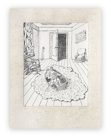 GIORGIO DE CHIRICO (1888-1978) - Il ritorno di Ulisse, 1973