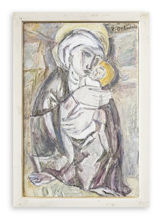 CRISTOFORO DE AMICIS (1902-1987) - Madonna con bambino