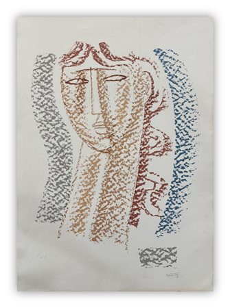 MARIO TOZZI (1895-1979) - Senza Titolo (Volto di donna), 1974