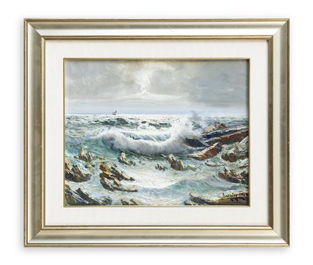 LUCIANO LUTRING (1937-2013) - Mareggiata, 1994
