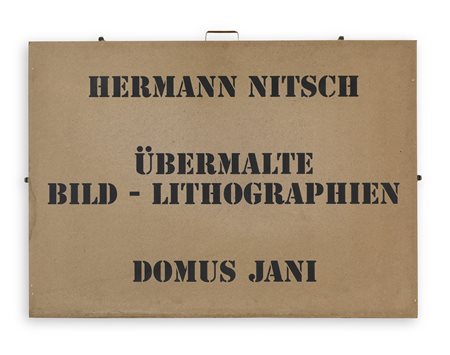 HERMANN NITSCH - Übermalte bild-lithographien, 1991