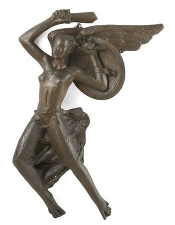 Angelo Righetti "Vittoria Alata" 
rilievo in bronzo (cm 110x80) (difetti)

Prove