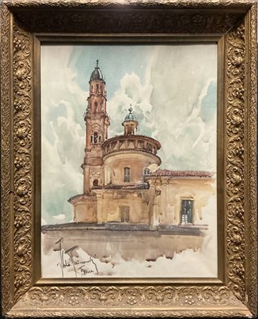 Aldo Raimondi "Fidenza" 
acquerello su carta (cm 63x48)
firmato e locato in bass