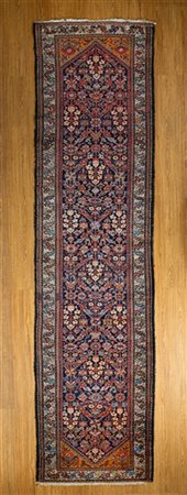 Tappeto passatoia Ferahkan, Persia, inizio secolo XX. Decoro Herati di grandi d