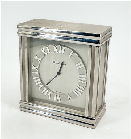 TIFFANY & Co.
Orologio da scrivania modello Atlas in acciaio, quadrante a numer