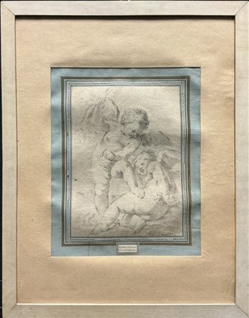 Artista emiliano del secolo XVIII

"Lotta di due amorini"
carboncino (al visibi