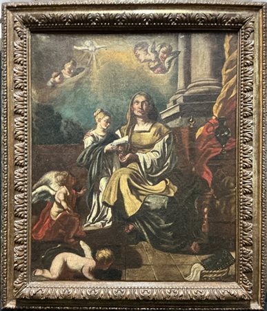 Scuola napoletana del secolo XVIII

"Educazione della Vergine"
olio su tela (cm