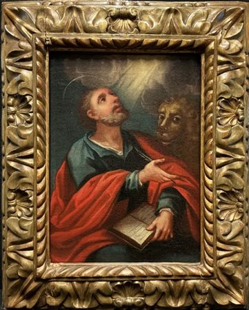 Ignoto del secolo XVIII

"San Marco"
olio su tela (cm 51x37,5)
vecchia etichett