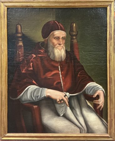 Ignoto da Raffaello

"Ritratto di Papa Giulio II"
olio su tela (cm 98x72)
in co