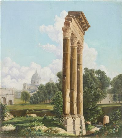 Ignoto di inizio secolo XX

"Fori imperiali" 
olio su tela (cm 45x40)
in cornic