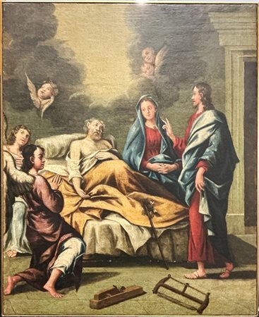Ignoto

"Transito di san Giuseppe"
olio su tela (cm 94x76)
(difetti)