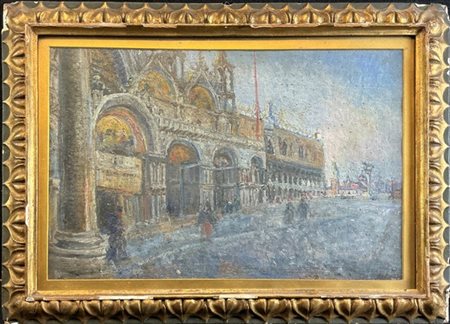Ignoto del secolo XX

"La Basilica di San Marco a Venezia" 
olio su tela libera