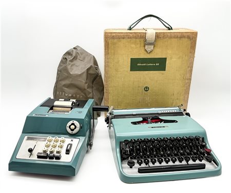 Olivetti Calcolatrice meccanica scrivente, modello "Summa prima 20", Ivrea, 1960