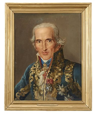 Ignoto di inizio secolo XIX

"Giovanni Raimondo Torlonia in ricco abito cerimon