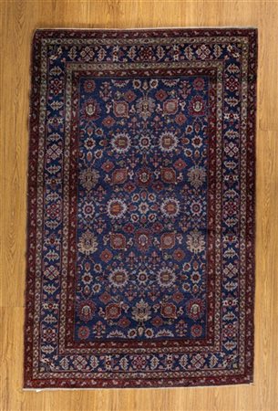 Tappeto Sarouk, Persia, secolo XX. Decoro all over con fiori e palmette policro