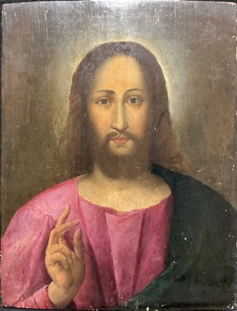 Scuola dell'inizio del secolo XVII

"Cristo benedicente"
olio su tavola (cm 62x