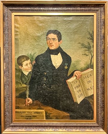 Ignoto del secolo XIX

"Ritratto di Geronimo Isola" 1841
olio su tela (cm 100x6